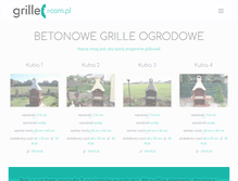 Tablet Screenshot of grille.com.pl
